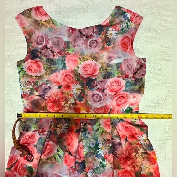 Metaphor Fit & Flare Scuba Dress Rose
Floral Design Sleeveless Size 12 - Picture 6 of 9